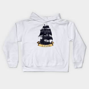 The Black Pearl Is Freedom Kids Hoodie